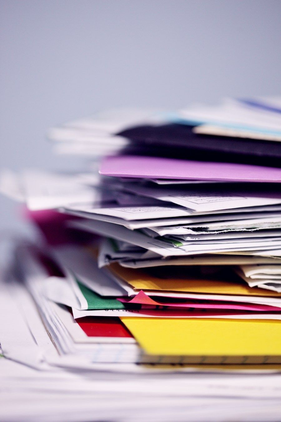 Pile de documents imprimés